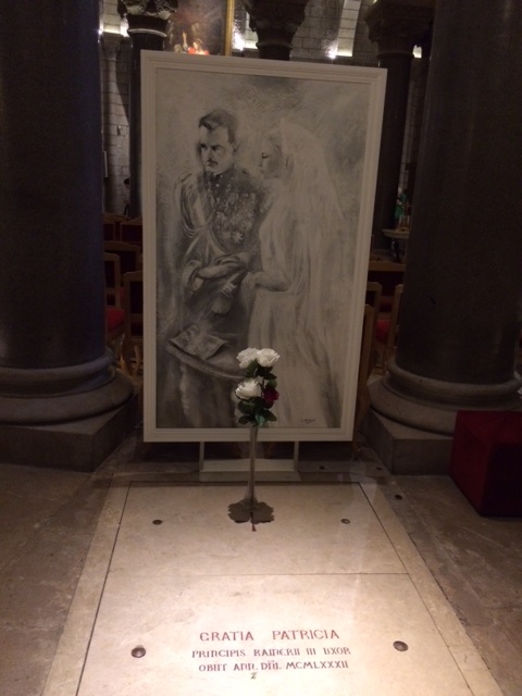 And here rests Princess Grace in the lovely church visitors are welcomed at no charge. 