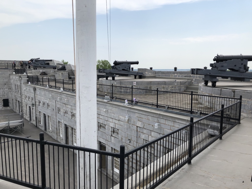 Fort Henry ramparts overlooking St. Lawrence River
