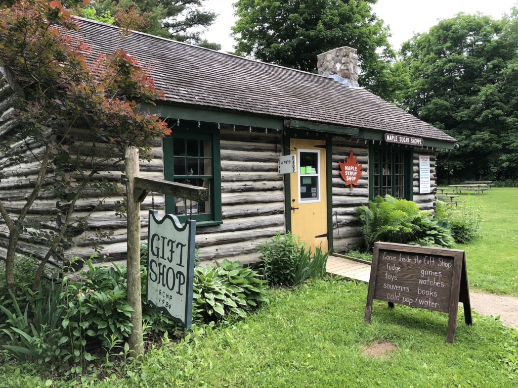 log cabin gift shop