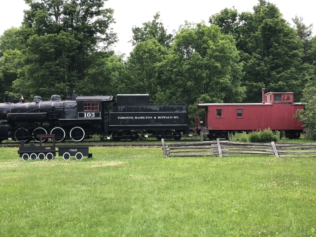 Steam engine long since retired.
