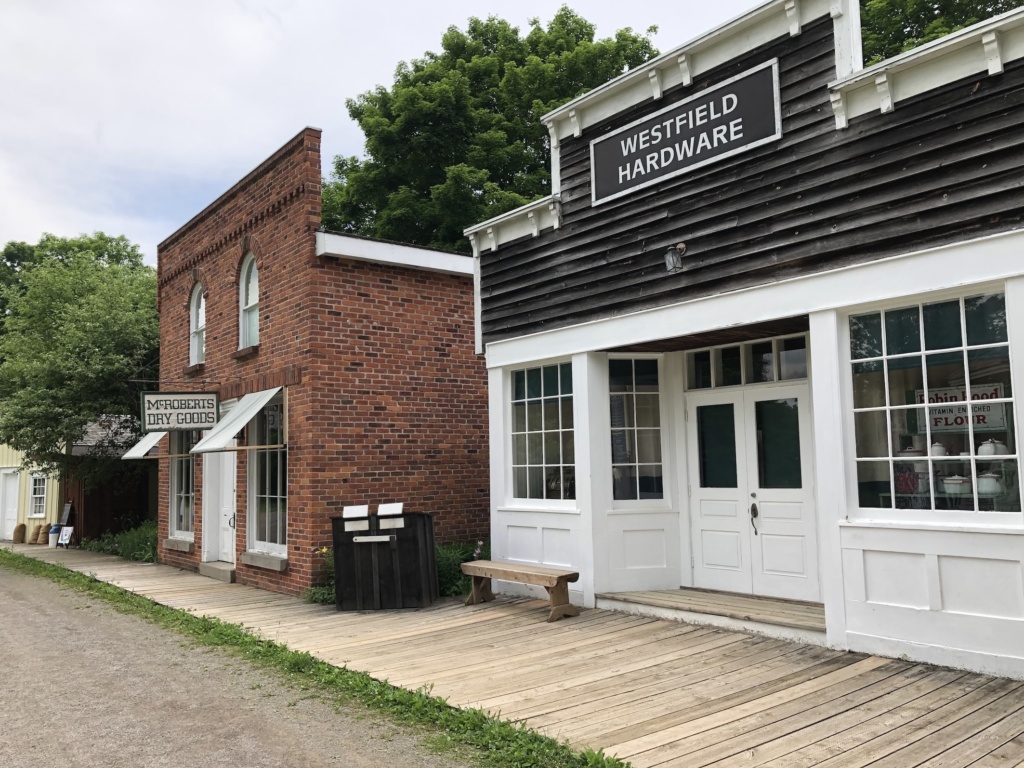 historical street scene early Ontario